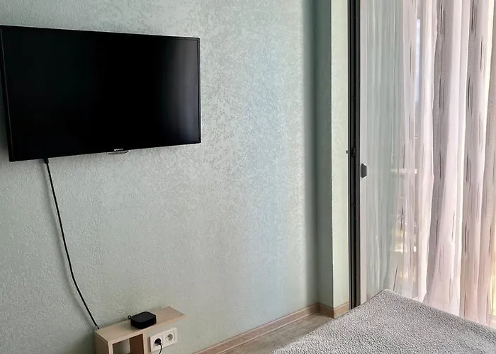 شقة 1 кімнатна з чудовим видом на море 4 перлина *